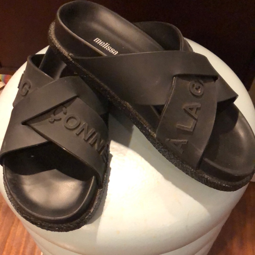 Black Sandals.